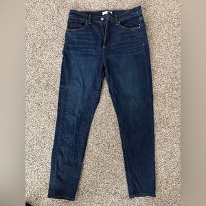 Women's Loft Skinny Jeans in Dark Blue Wash